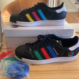 Adidas Superstar Shell Toes Mens Size 8.5
